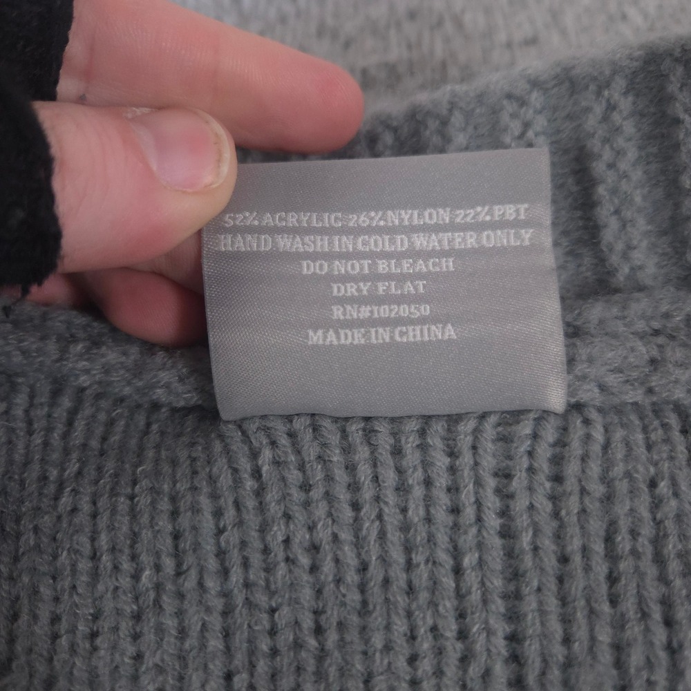 Taylor Swift Cardigan Womens M/L Grey TTPD The Tortured Poets Department Knit - Picture 6 of 10